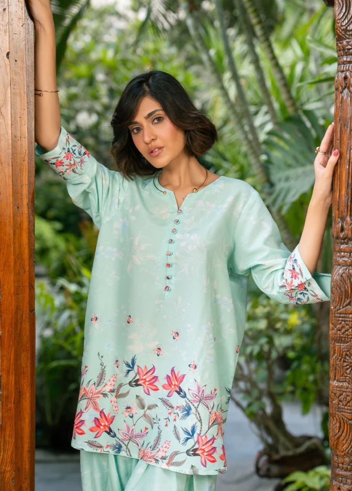 Nairah Women Pret Printed Arabic Lawn Suit NAH26PN Mint Bliss - Spring Collection