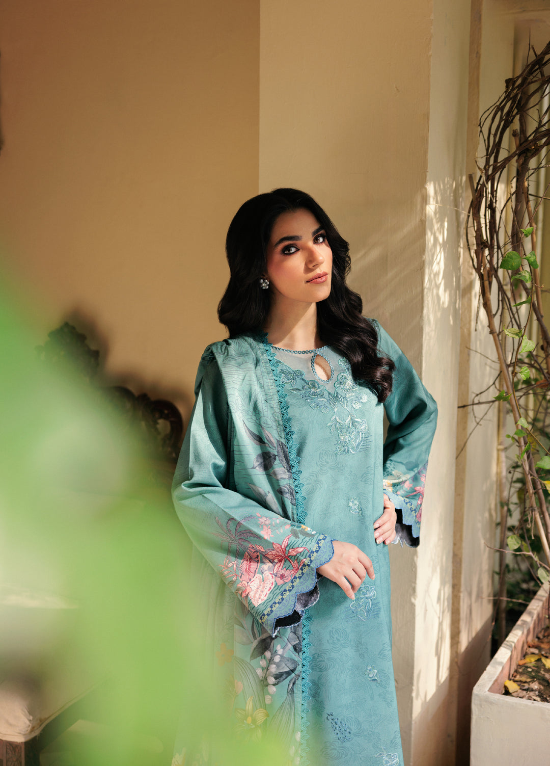 Zync by Florent Whispers Unstitched Embroidered Modal 3 Piece FL25WW FL-2B - Winter Collection