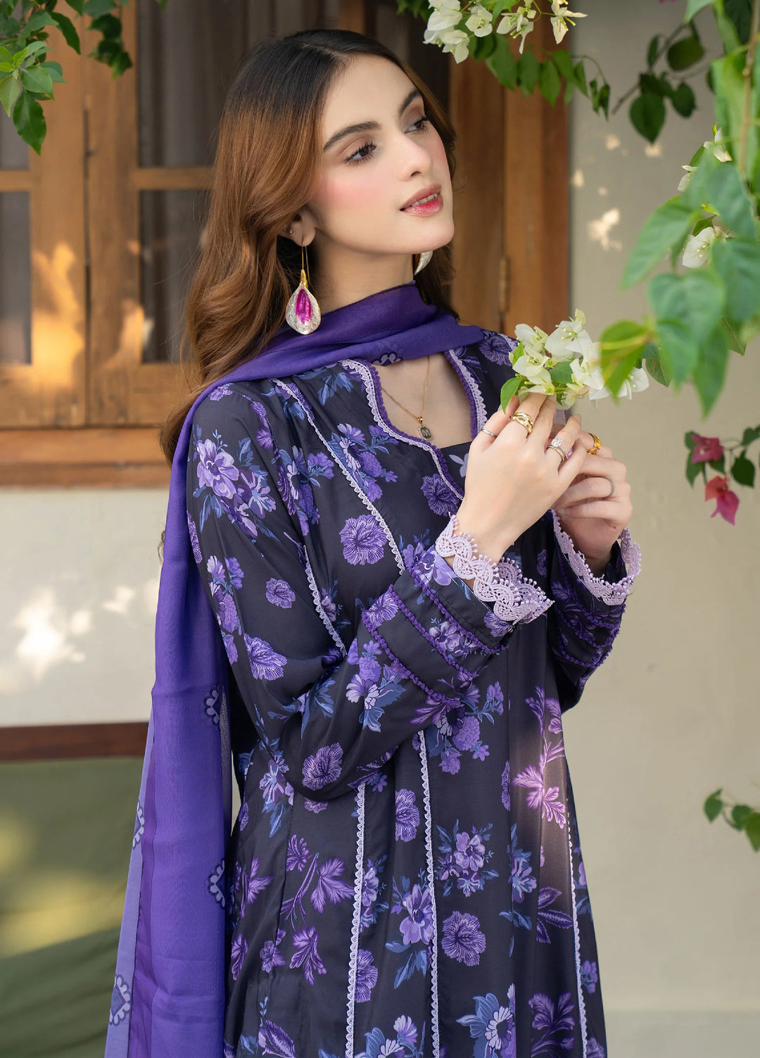 Mah e Noor Intermix by Panache 3 Piece Raw silk Amaris - Winter Collection