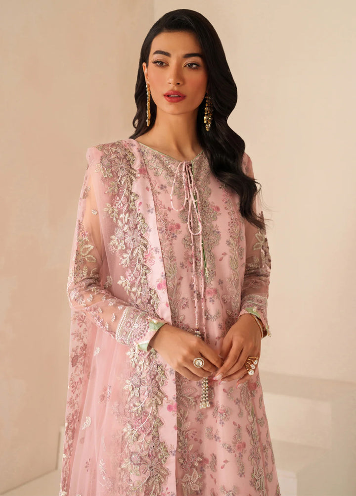 Xenia Formal Unstitched Luxury Net Suits 3 Piece XE25FL Ashal - Formals Collection