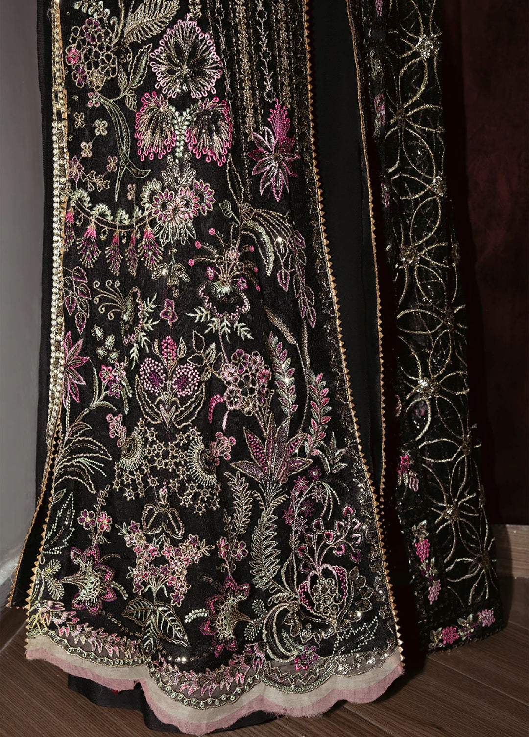 Pari Naaz by Neeshay Embroidered Pista Suits Unstitched 3 Piece NSH25PW Mehraab - Formals Collection