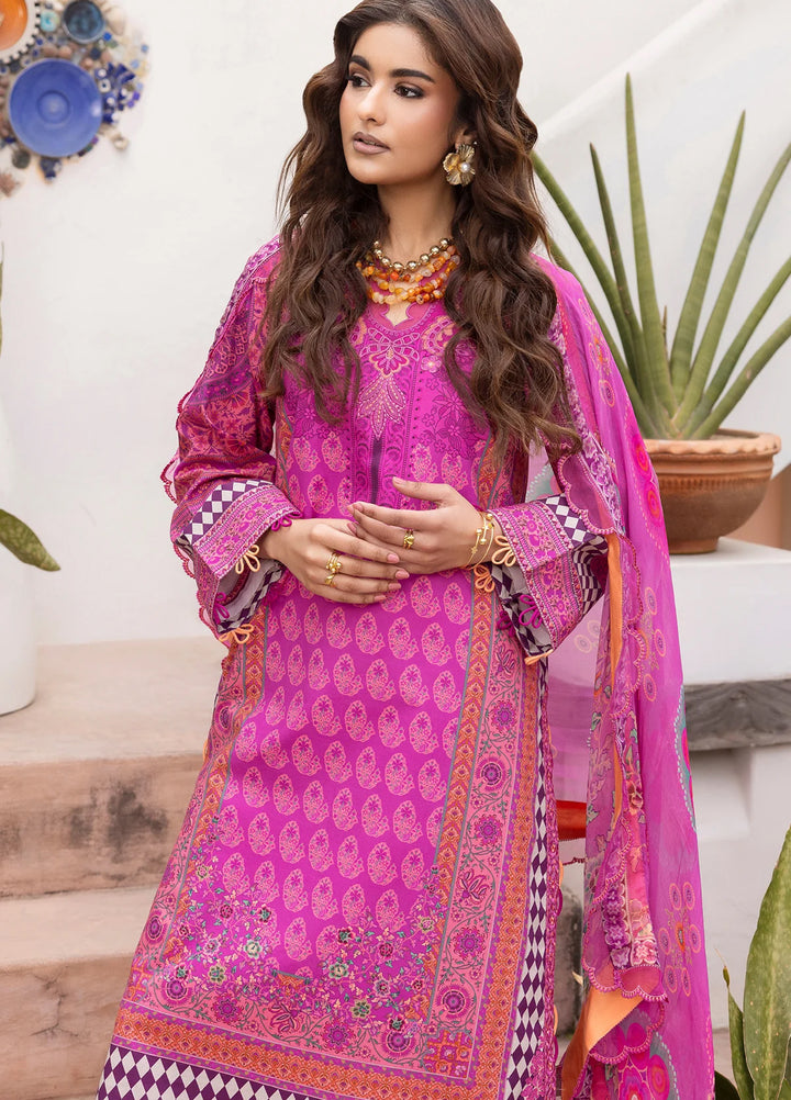 Andaaz by Charizma Unstitched Embroidered Lawn 3 Piece Suit CHR26UAL CAD6-09 - Summer Collection