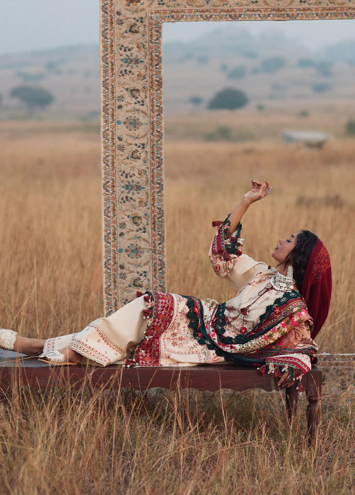 Saira Rizwan Unstitched Karandi Embroidered Suits 3 Piece SR25UW D-05 Irem - Winter Collection