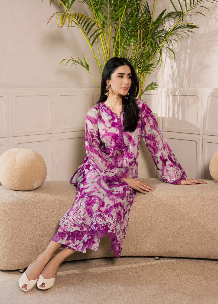 Ballerina by Nureh Unstitched Chikankari Embroidered Lawn 2 Piece Suit NU26UBCL NU2-206 - Summer Collection