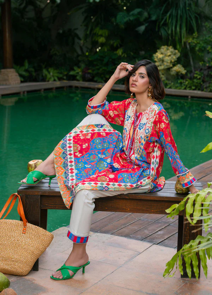 Nairah Women Pret Printed Arabic Lawn Suit NAH26PN Zinnia - Spring Collection