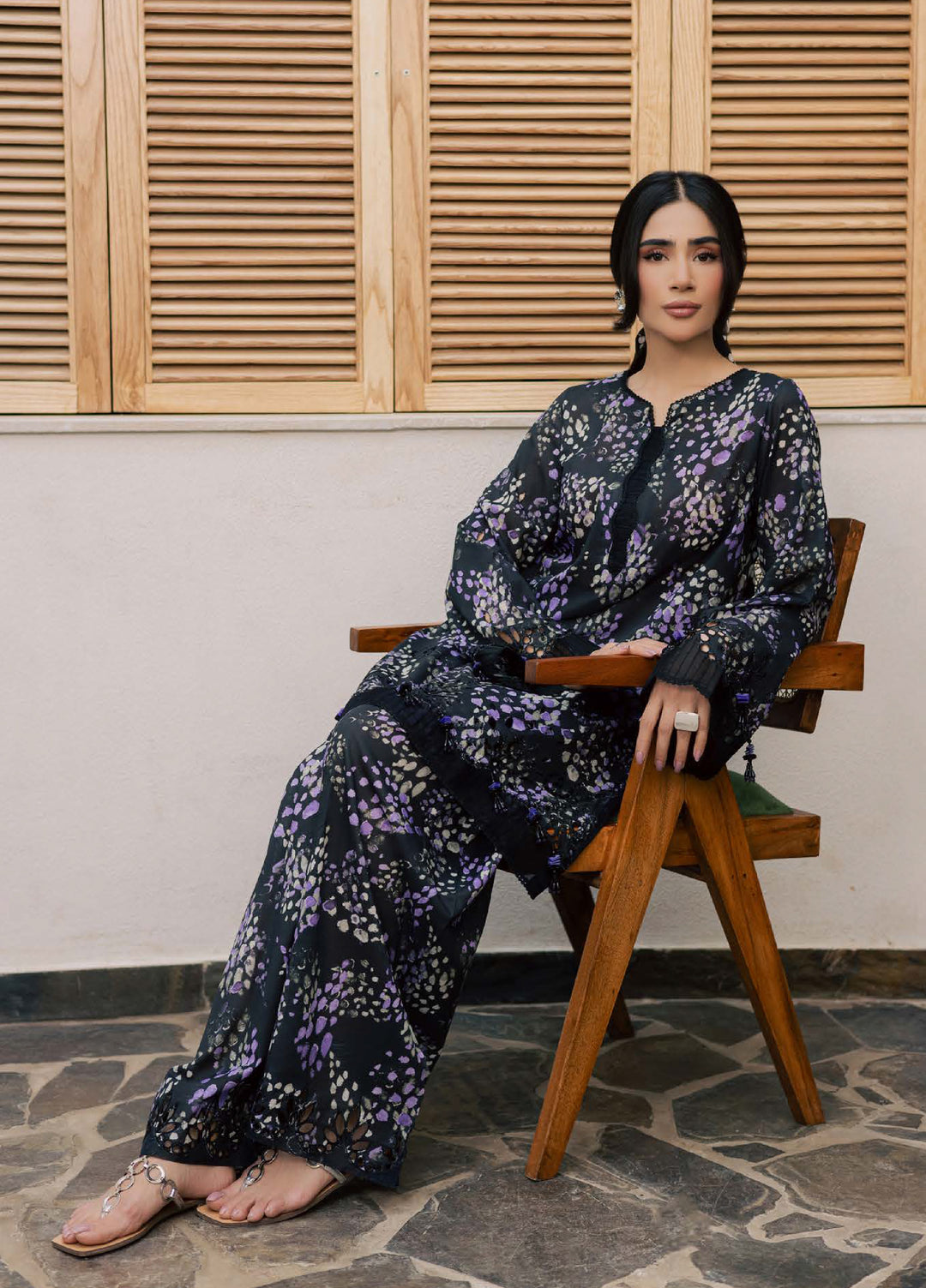 Ballerina by Nureh Unstitched Chikankari Embroidered Lawn 2 Piece Suit NU26UBCL NU2-211 - Summer Collection