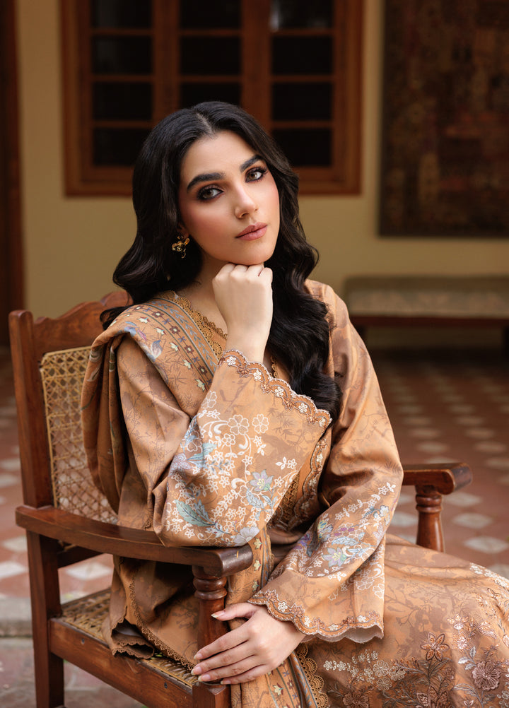 Zync by Florent Whispers Unstitched Embroidered Modal 3 Piece FL25WW FL-1B - Winter Collection