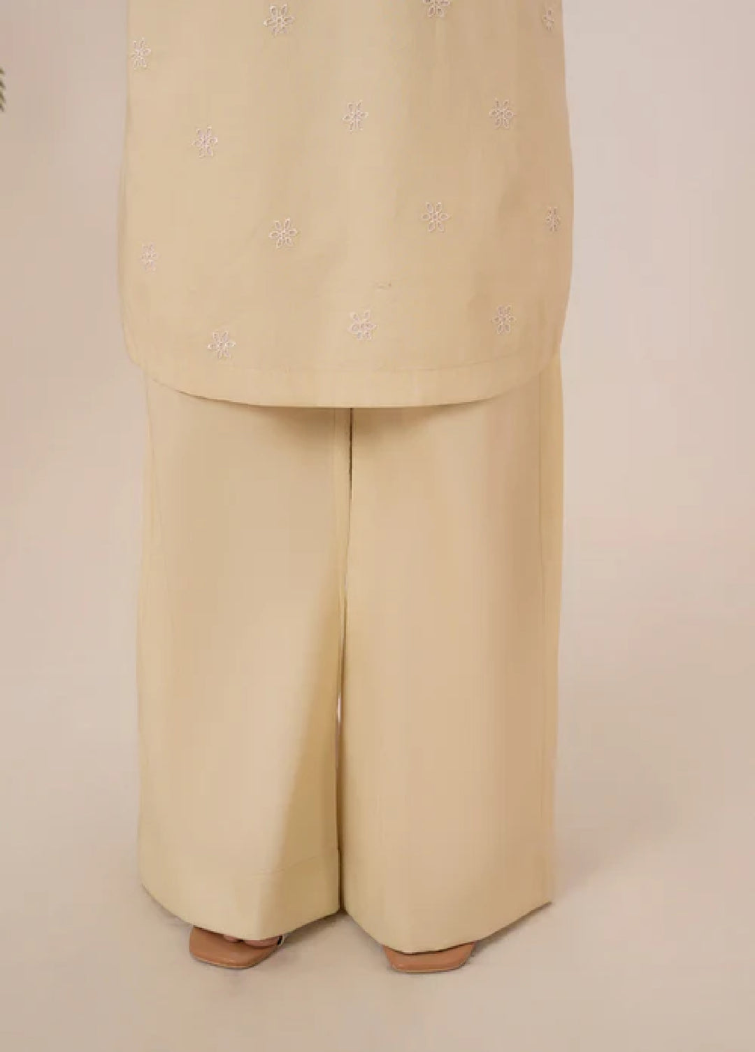 The Basic by Chandan Nagri Women Pret Co Ord Set Lawn Solids 2 Piece Fino - Summer Collection