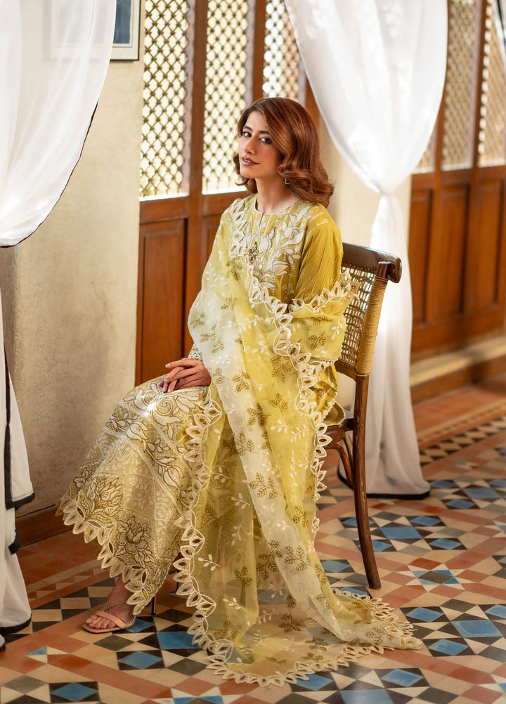 Astoria by Mushq Unstitched Embroidered Lawn 3 Piece Suit MQ26UAL 304-Evadne - Festive Collection