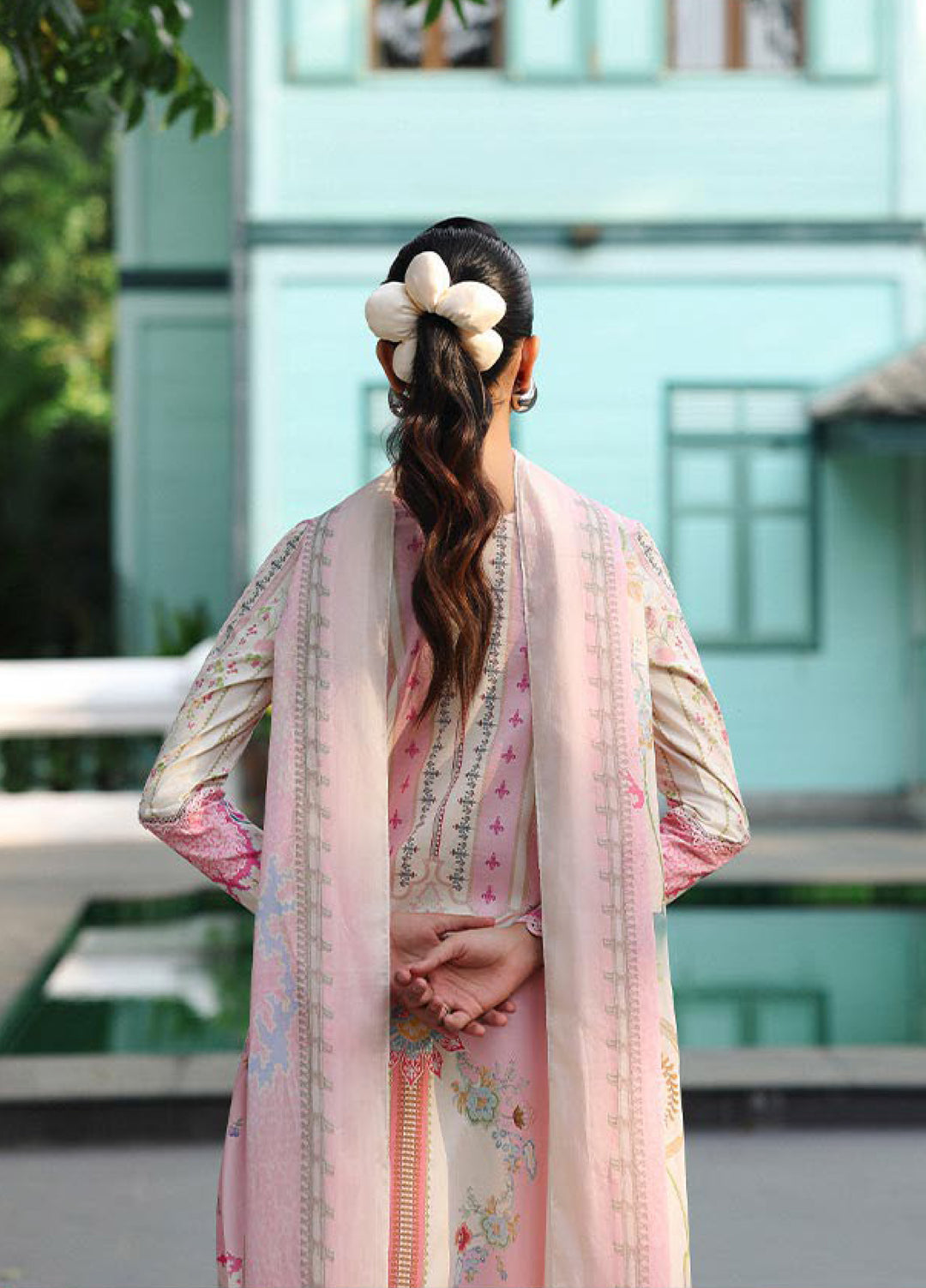 Q Prints by Qalamkar Unstitched Lawn Printed 3 Piece Suit QLK26QP Elara - Summer Collection