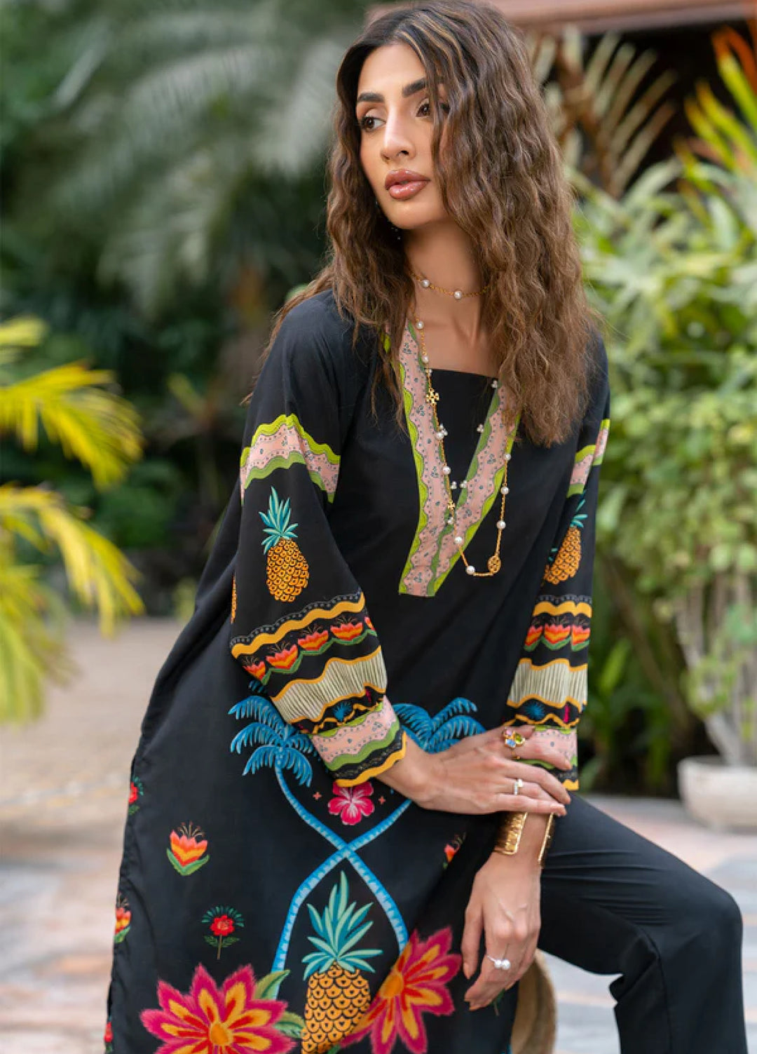 Nairah Women Pret Printed Arabic Lawn Suit NAH26PN Mistique - Spring Collection