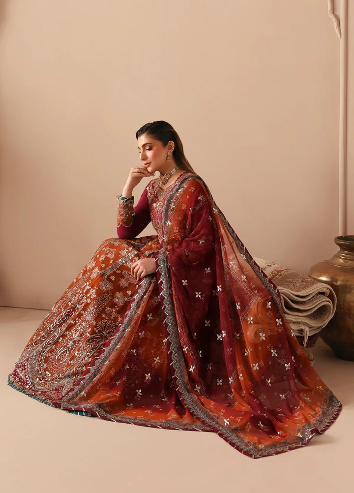 Xenia Formals Unstitched Embroidered Chiffon 3 Piece Suit XF26UF 03-IBTIHAL - Festive Collection