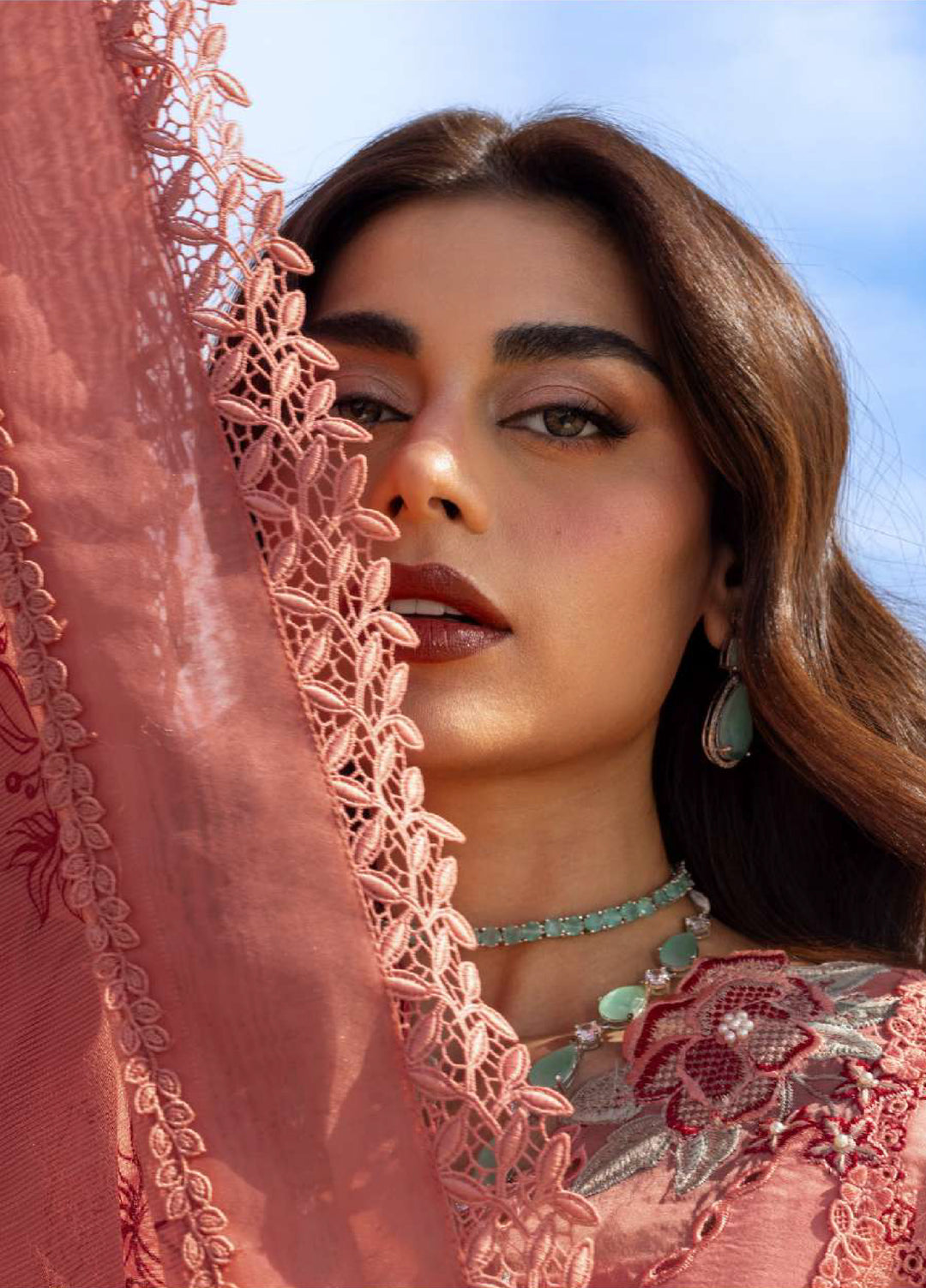 Rang Rasiya Premium Unstitched Embroidered Lawn 3 Piece Suit RR26UP D-3 Amani - Festive Collection