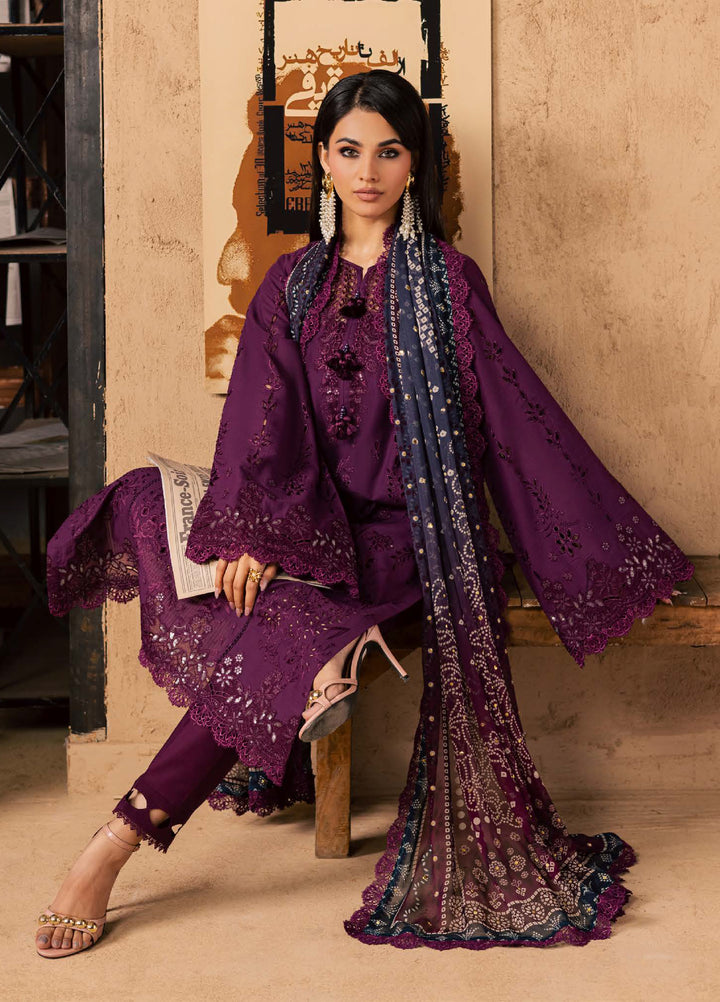 Bazar by Nureh Unstitched Embroidered Chikankari Lawn 3 Piece Suit NU26UBL NE-240 - Festive Collection