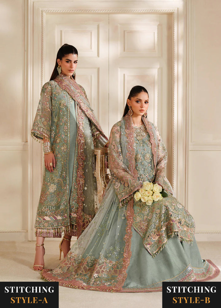 Chantelle by Baroque Unstitched Embroidered Organza 3 peice BQ25CF V14- D 06 - Formals Collection