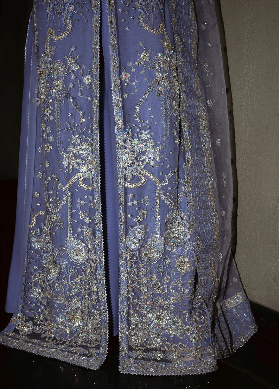 Pari Naaz by Neeshay Embroidered Net Suits Unstitched 3 Piece NSH25PW Afsaneh - Formals Collection