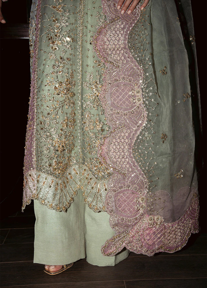 Pari Naaz by Neeshay Embroidered Net Suits Unstitched 3 Piece NSH25PW Meerab - Formals Collection