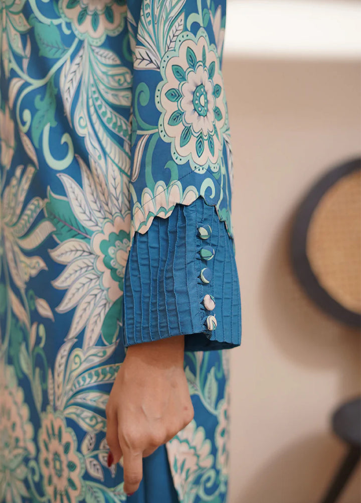 Nairah Women Pret Printed Cambric Suit NAH26PN Sea Green - Spring Collection