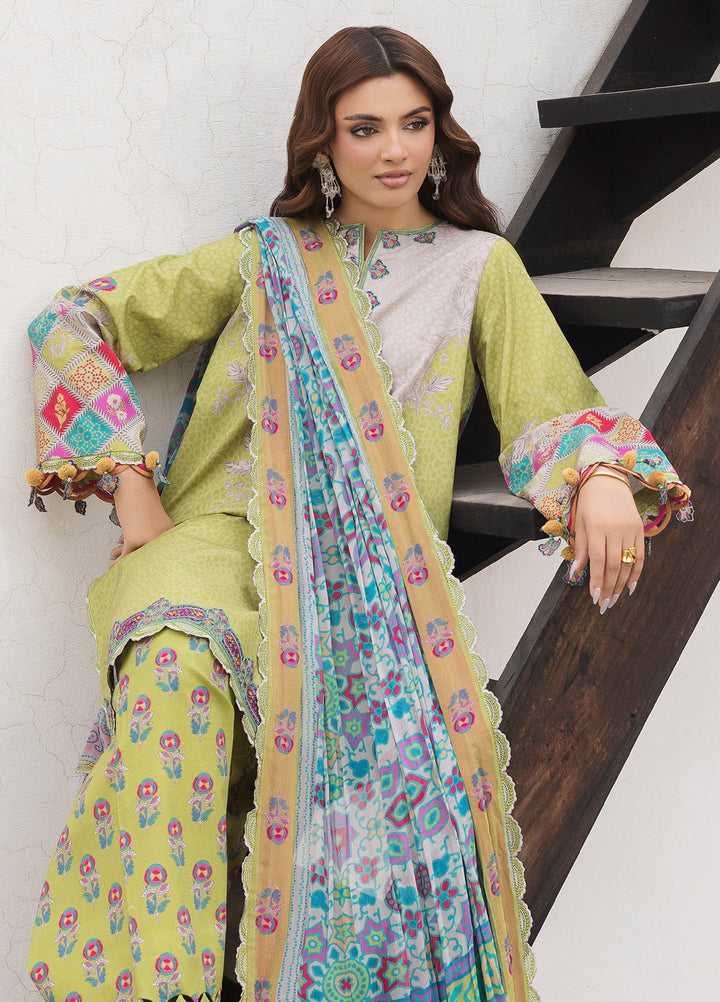 Andaaz by Charizma Unstitched Embroidered Lawn 3 Piece Suit CHR26UAL CAD6-10 - Summer Collection
