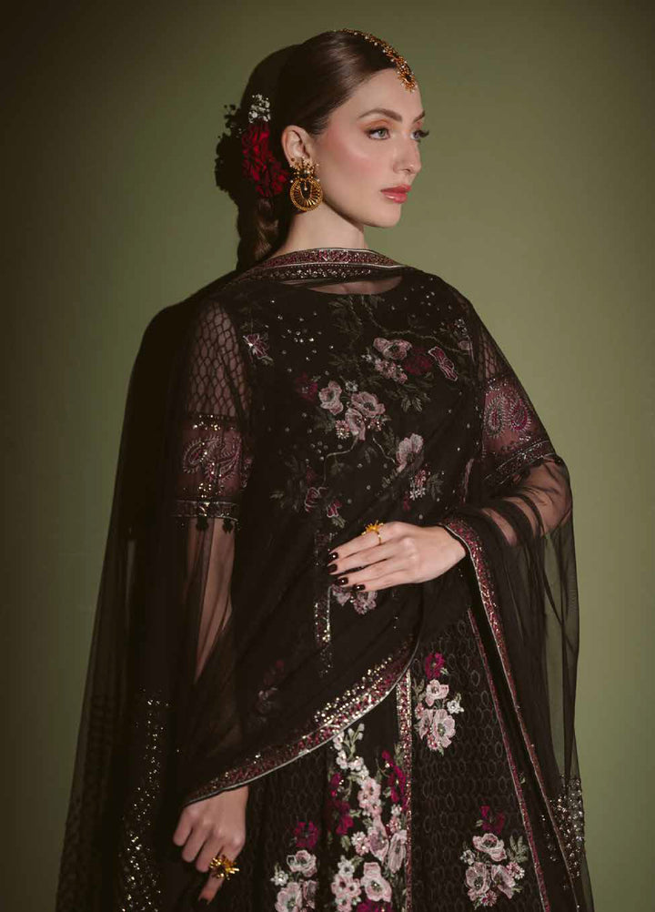 Elaya by Nureh Unstitched Embroidered Net 4 Piece Suit NU26UEF NEL-95 - Festive Collection