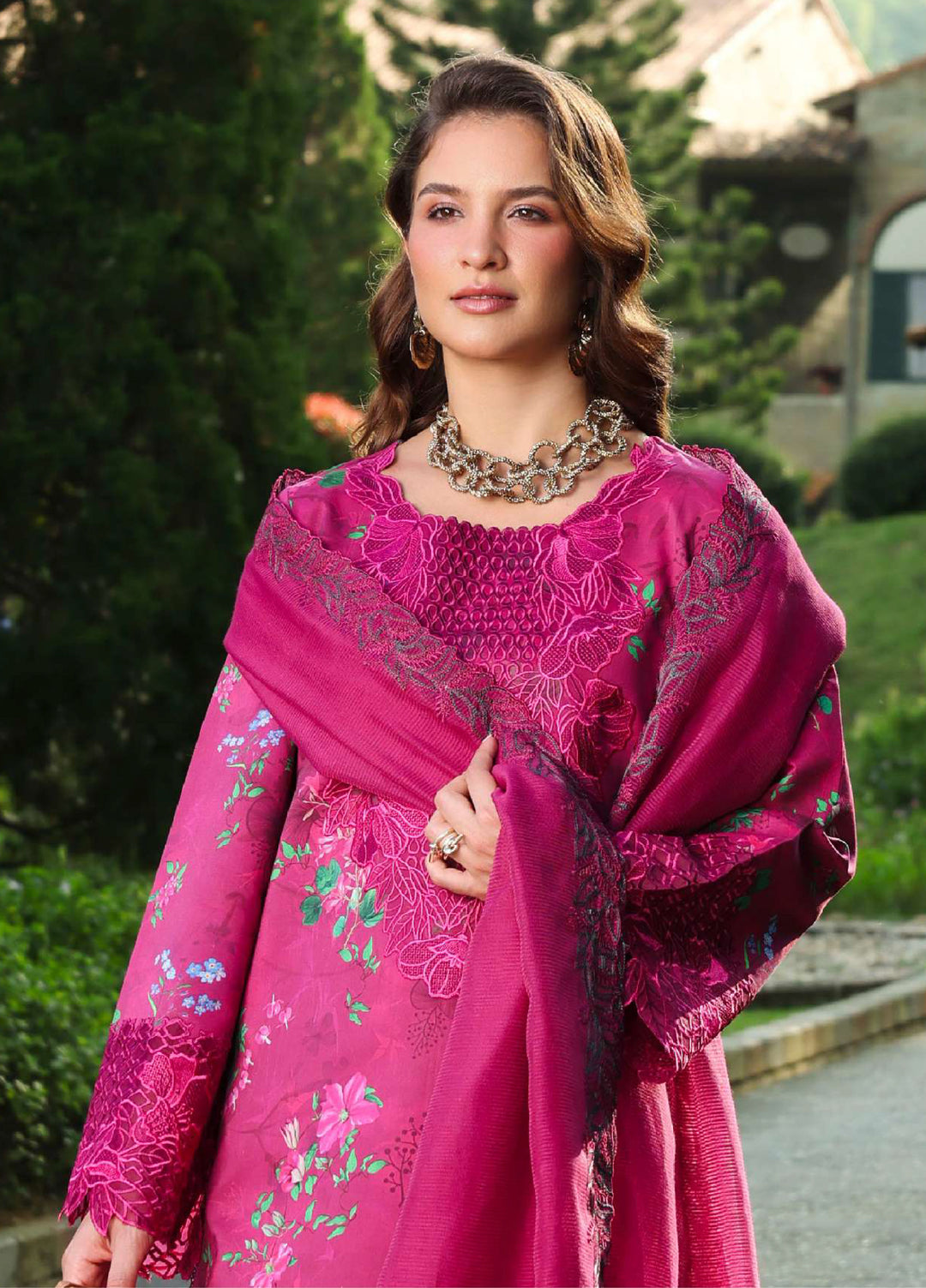 Florence by Rang Rasiya Unstitched Embroidered Lawn 3 Piece Suit RR26UFL Mahra - Summer Collection