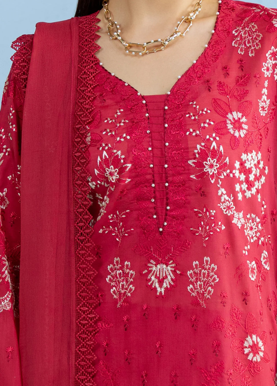 Core by Daria Clothing Unstitched Embroidered Lawn 3 Piece Suit DC26UCL DA-77 - Summer Collection