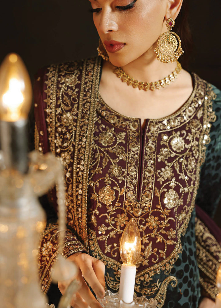 Signora by Charizma Unstitched Velvet Embroidered Suits 3 Piece CRZ25SV CVT5-09 - Festive Collection