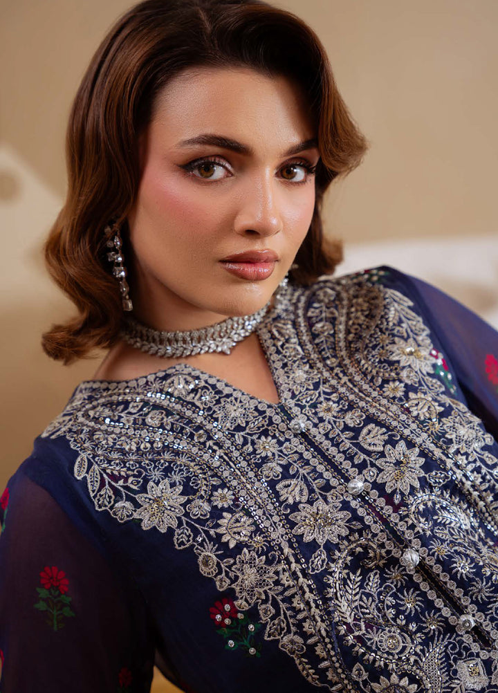Amaya by Nureh Unstitched Luxury Chiffon Embroidered 3 Piece Suit NU26UA AM-32 - Festive Collection