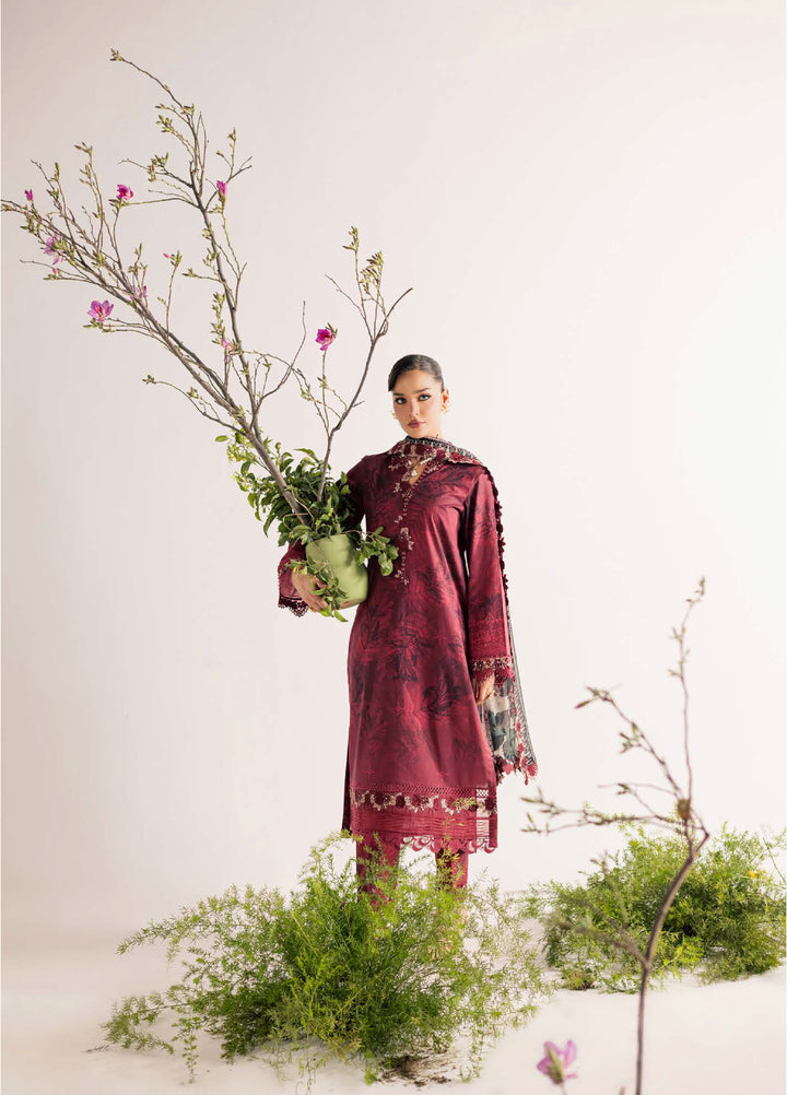 Daily Delight by Nureh Unstitched Embroidered Lawn 3 Piece Suit NU26UDDL DD-28 - Summer Collection