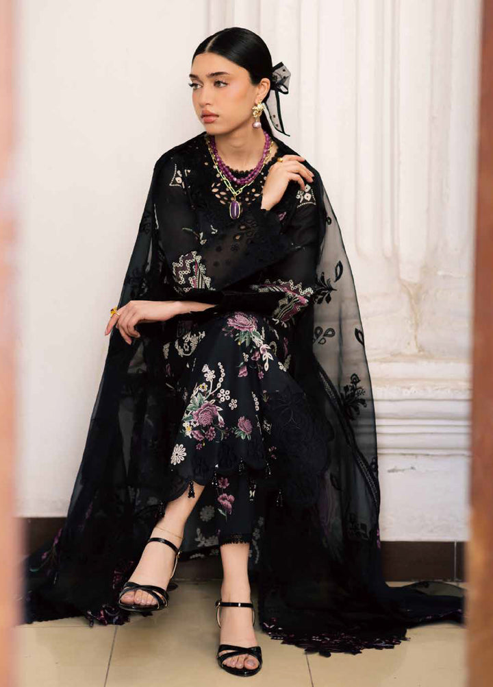 Maya by Nureh Unstitched Embroidered Luxury Lawn 3 Piece Suit NU26ULM NS-170 - Summer Collection