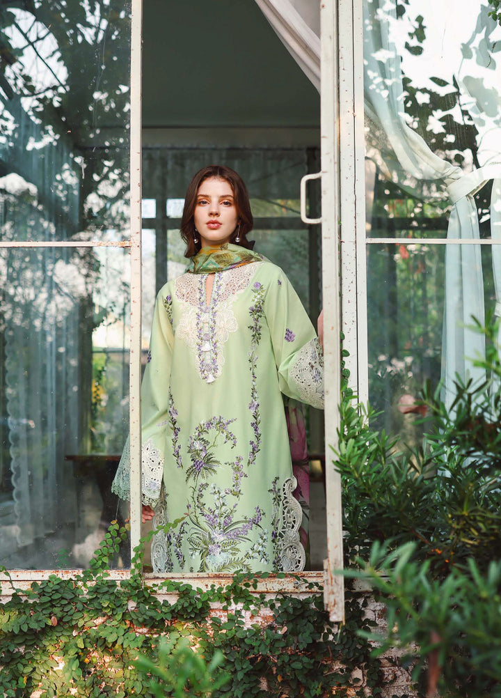 The Secret Garden by Mushq Unstitched Embroidered Lawn 3 Piece Suit MU26ULSG Verdant Bloom HUNSS260212 - Festive Collection