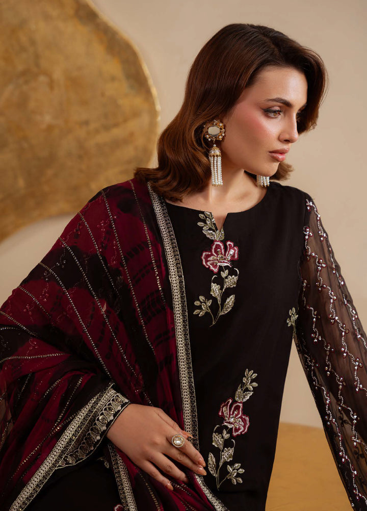 Amaya by Nureh Unstitched Luxury Chiffon Embroidered 3 Piece Suit NU26UA AM-36 - Festive Collection