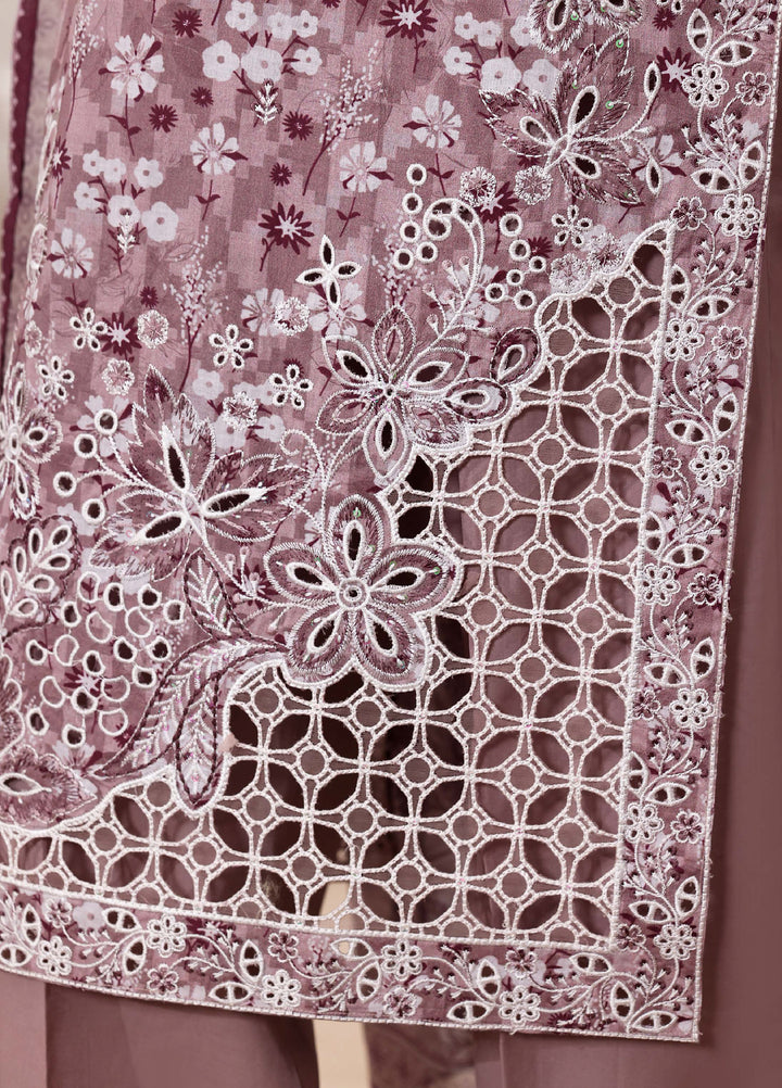 Hz Textiles RTW Cutwork Kari Printed Lawn 3 Piece Suit HZ26ULC CPE-3P-019 - Summer Collection