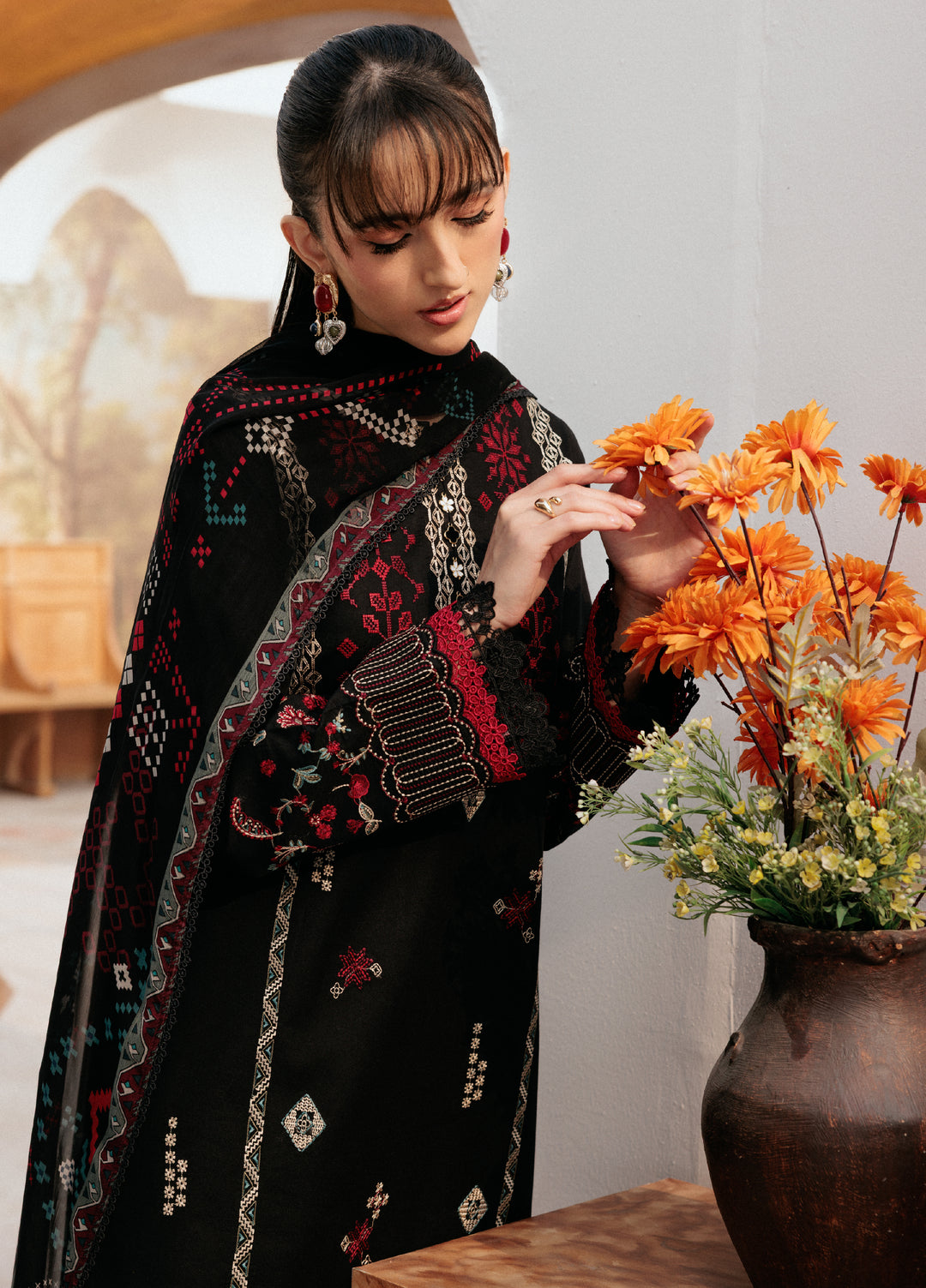 Zync by Florent Untitched Lawn Embroidered 3 Piece Suit FL26UZ FZ-8A - Summer Collection