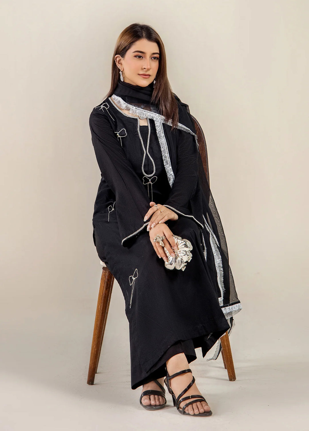 The Florea Edit by Alyra RTW Embossed  Lawn 3 Piece Suit SERENE-RTW-1004 - Festive Collection