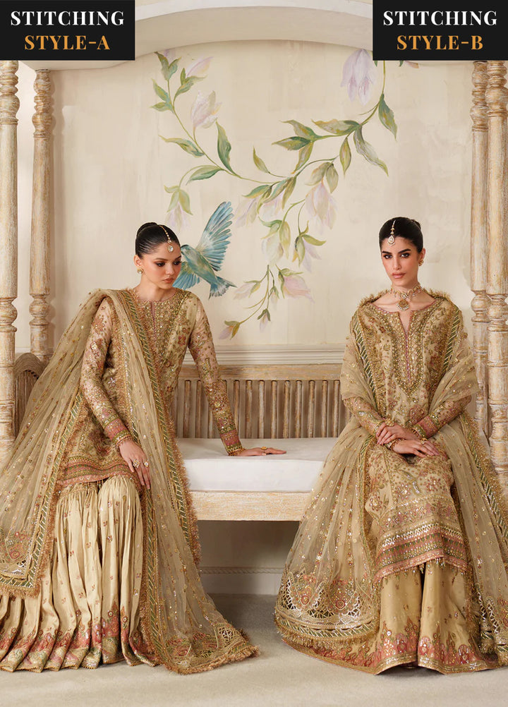 Chantelle by Baroque Unstitched Embroidered Organza 3 piece BQ25CF V14- D 02 - Formals Collection