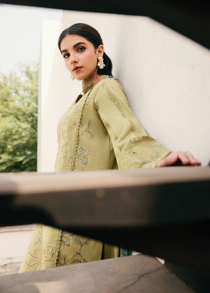Zync by Florent Unstitched Embroidered Lawn 3 Piece Suit FL26ULZ FZ-8A - Lawn Collection