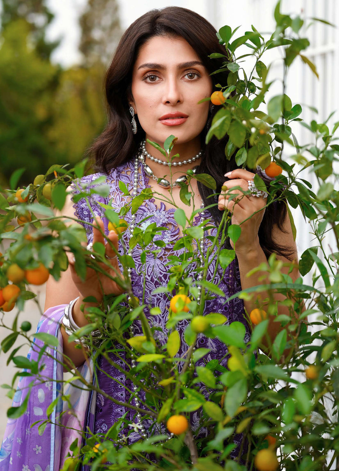 AMoi by Mushq Unstitched Embroidered Luxury Lawn 3 Piece Suit MU26AHL D-10 Lovers Lane - Summer Collection