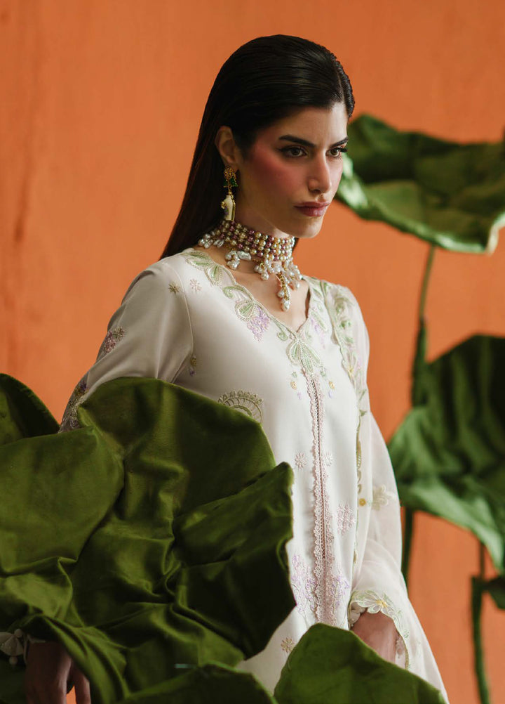 Blooming Flower by Zariya Unstitched Embroidered Lawn 3 Piece Suit ZRY26ULB AIRA ZB-60102 - Festive Collection