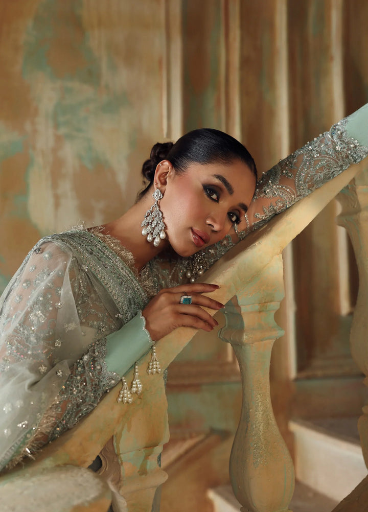 Zyra Unstitched Embroidered Net 3 Piece Suit ZY26UW D-1 Sarosh - Wedding Collection