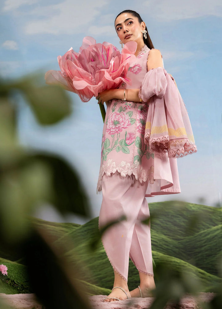 M Basics by Maria B Unstitched Embroidered Lawn 3 Piece Suit MB26SSEL MB-CUSV14-04A - Eid Collection