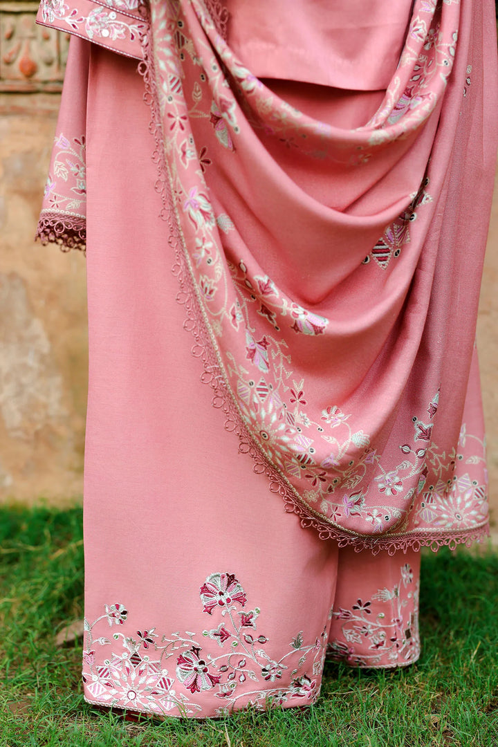 Cross Stitch Unstitched Embroidered Cotton Satin 3 Piece Suit CS26UCS Vintage Aura - Casual Collection