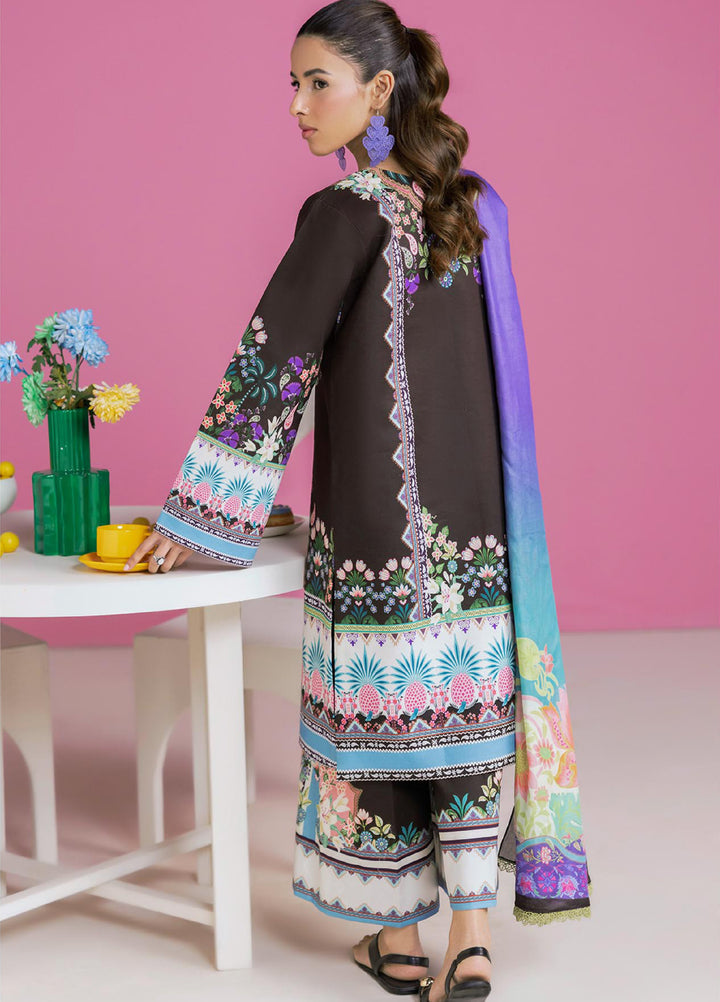 Amal Prints by RajBari Unstitched Printed Lawn 3 Piece Suit RB26UPA D-13 - Summer Collection