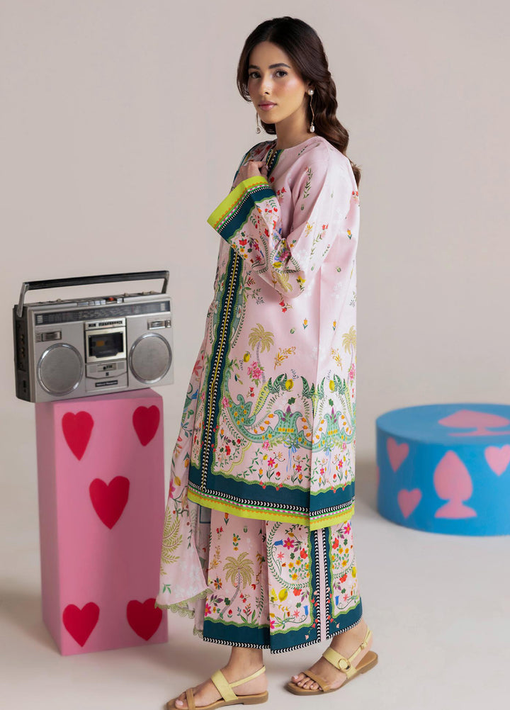 Amal Prints by RajBari Unstitched Printed Lawn 3 Piece Suit RB26UPA D-11 - Summer Collection