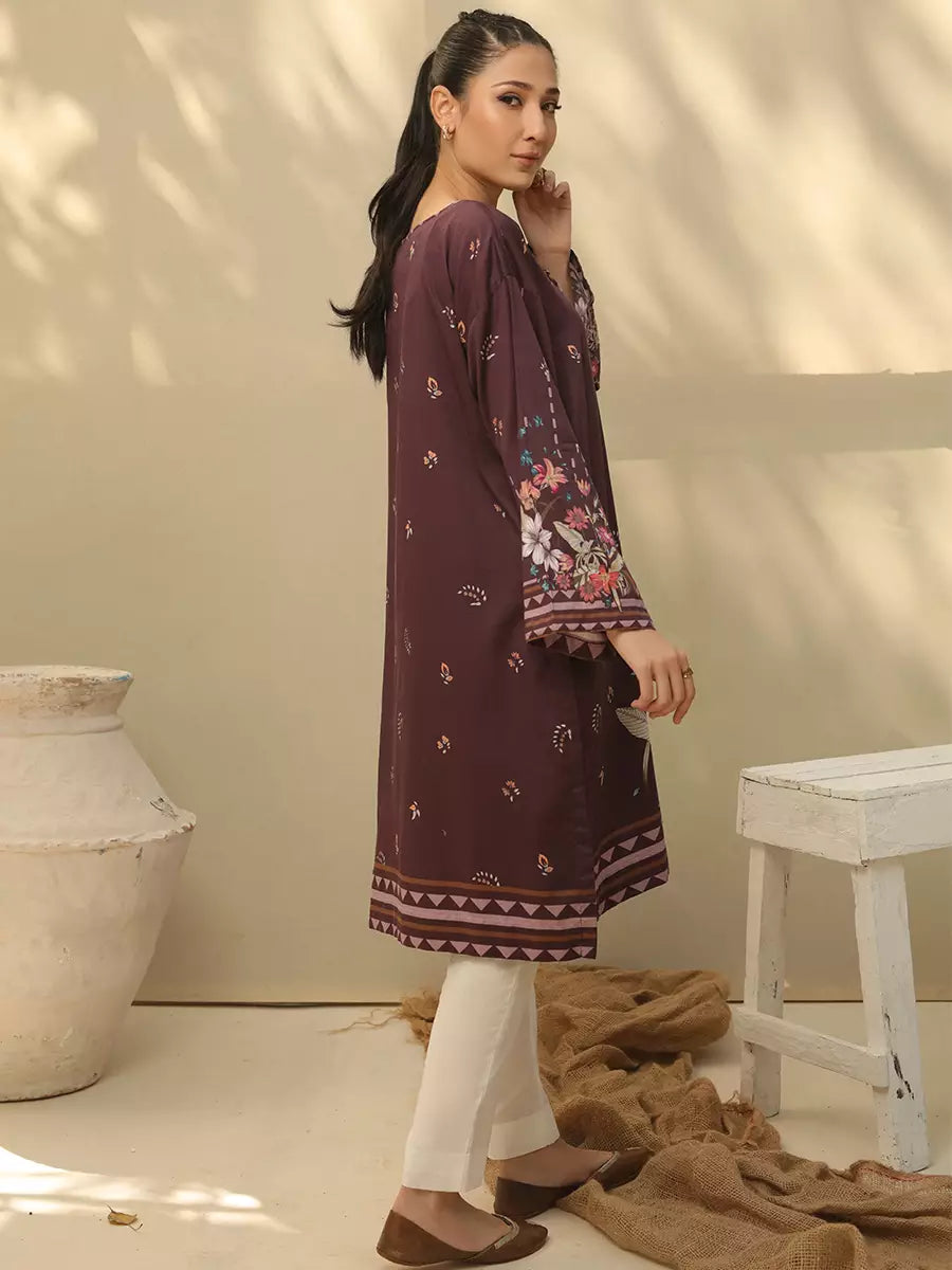 Salitex Women Printed Khaddar 1 Piece Shirt CP-W22-A-008 - Winter Collection