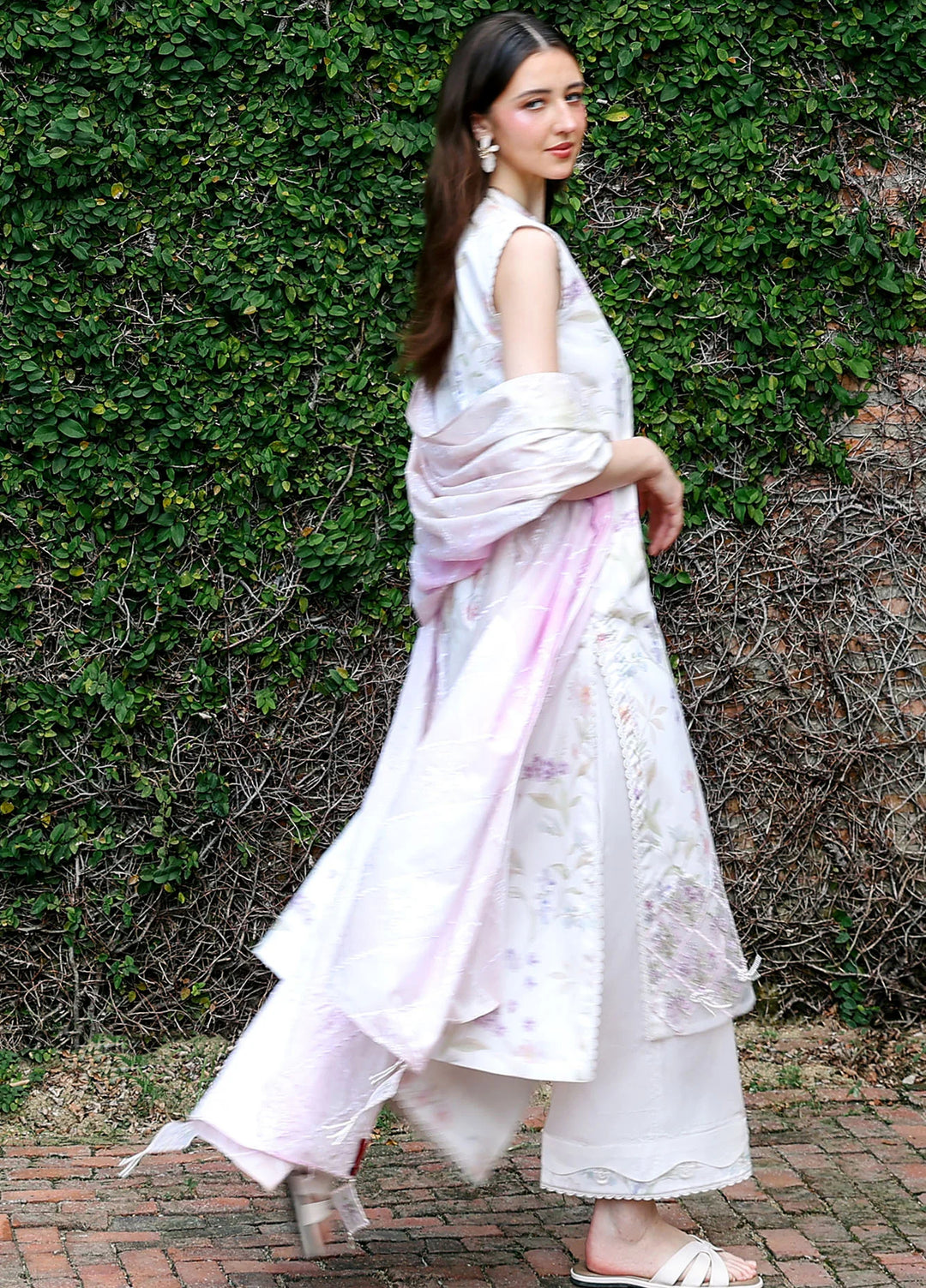 Cross Stitch Unstitched Embroidered Lawn 3 Piece Suit CS26ULE Meadow Dream - Eid Collection