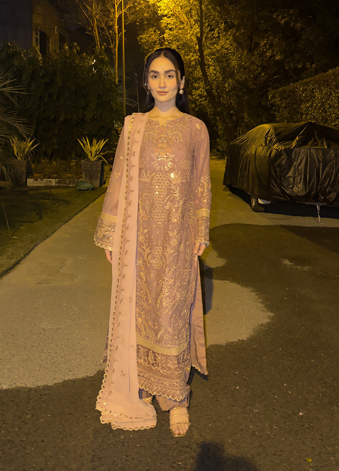 Maison d'or by Sahane Unstitched Embroidered Chiffon 3 Piece Suit CT-27007 MELLONY - Festive Collection