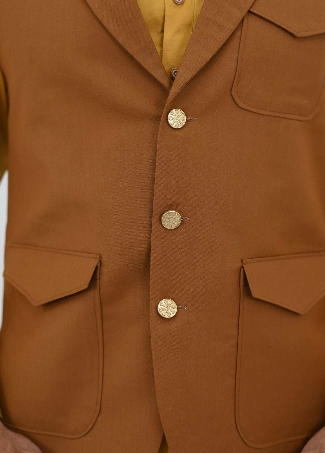 Ethnic Wear by Alif Yay Pret Plain Blended 3 Piece Suit AY-049