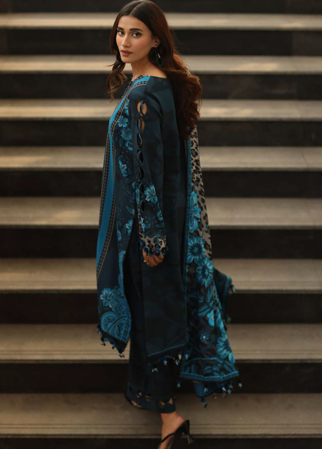 C Prints by Charizma Printed Linen Suits Unstitched 3 Piece CZ25CW CPW5-18 - Winter Collection