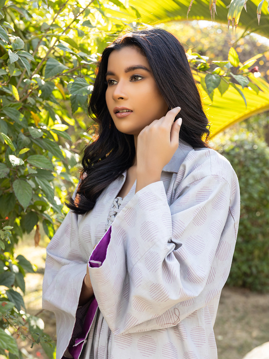 Salitex Women Printed Jacquard 1 Piece Shirt CPS23DF002 - Summer Collection